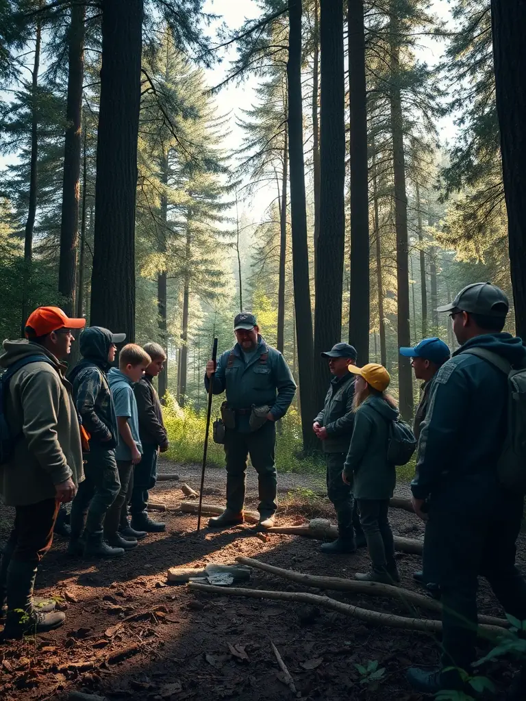 A photo of ACCA members conducting a workshop on wildlife conservation, demonstrating their dedication to educating the community.